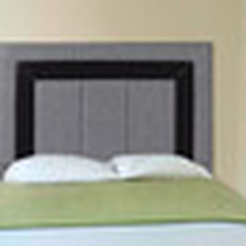 Cabecera Queen Size Dicasa Bora Gris-Negro image number null