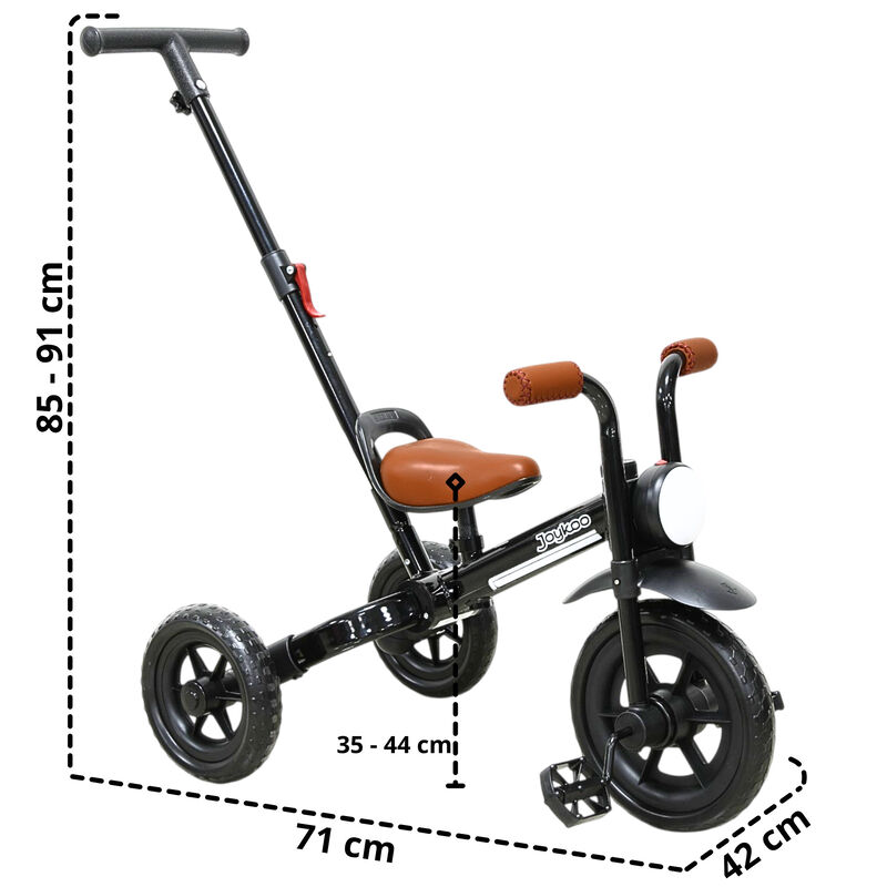 Triciclo 3 En 1 Para Ni&ntilde;os Con Bast&oacute;n, Bici Y B... image number null