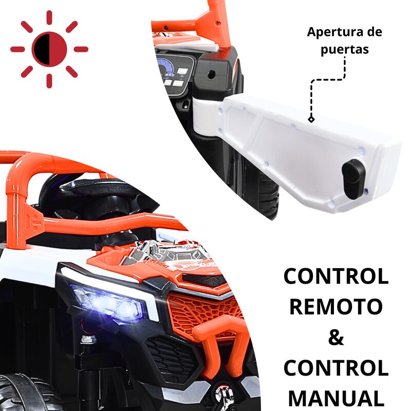 Montable Electrico para Ni&ntilde;os Mini 4x4 Bluetoot... image number null