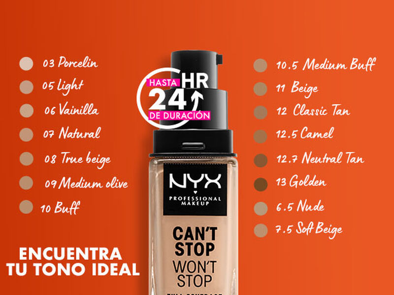 Base Maquillaje NYX 24 Hrs NYX image number null