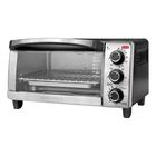 Horno Tostador Black And Decker De Convección con 4 Funciones Silver