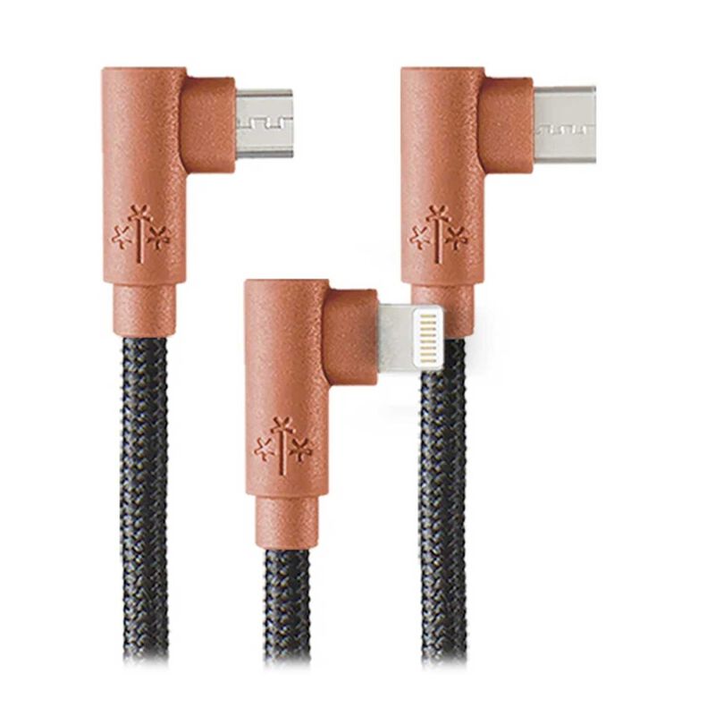 Cable Datos Hune Usb-a A 3en1 Naranja Usb-c Mic... image number null