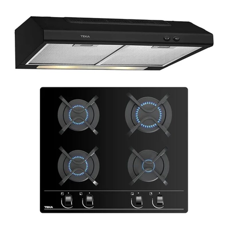 Combo Parrilla Gas 4q Campana Empotrable 60cm N... image number null