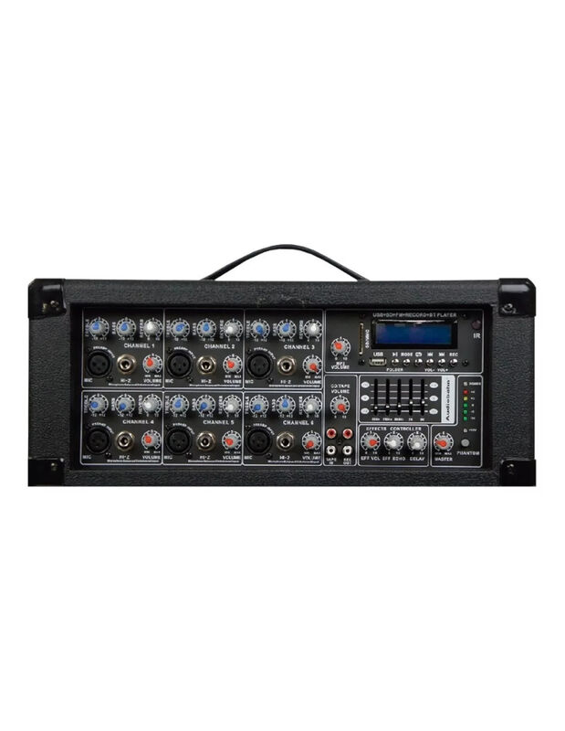 Consola amplificada 6 canales 300w Audiobahn AP... image number null