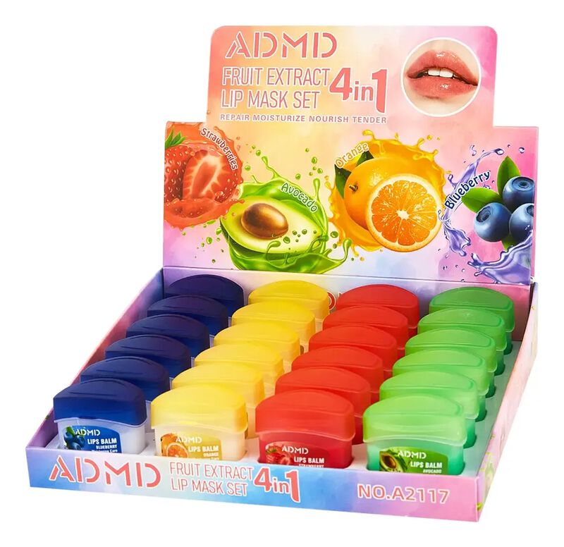 Pack De 24 B&aacute;lsamos Labial Hidratante Con Sabor... image number null