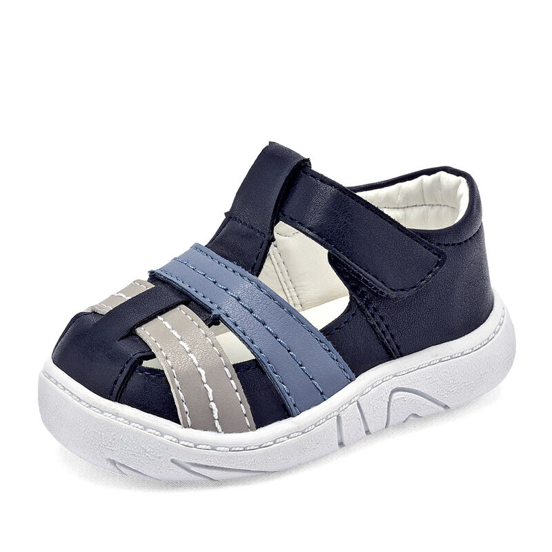 Ensue&ntilde;o sandalia para beb&eacute; marino gris azul cod... image number null