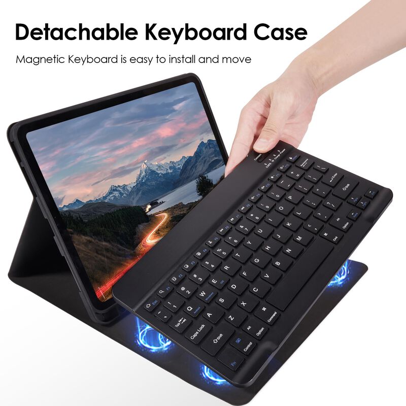 Funda Con Teclado Nyee Para Ipad Air De 11 Pulg... image number null