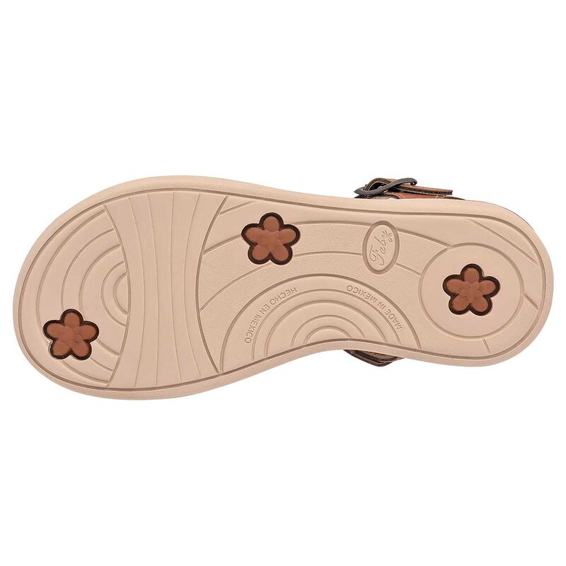 Faby Sandalia para niña café image number null