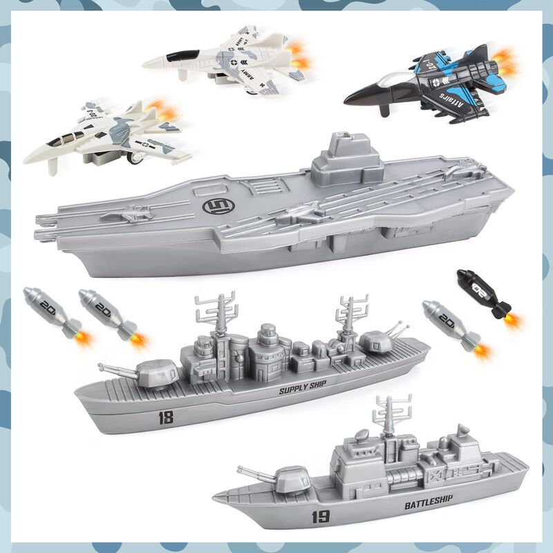 Set De Juguetes Para Portaaviones Deao Military... image number null