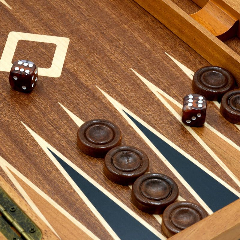 Juego De Backgammon Woodronic 15, Juego Cl&aacute;sico... image number null