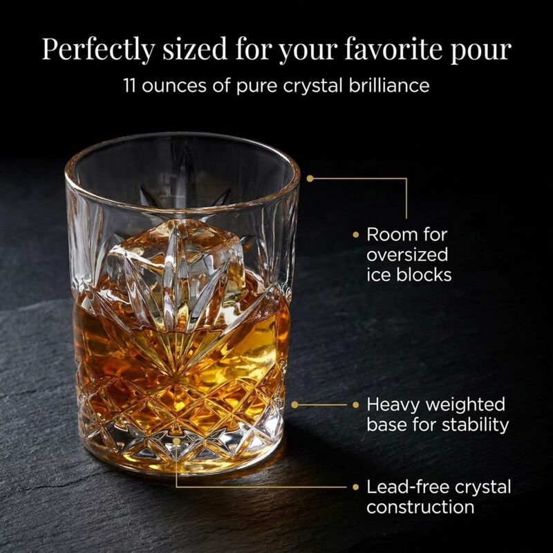 Vasos De Whisky Godinger Juego De 4 De 330 ml image number null