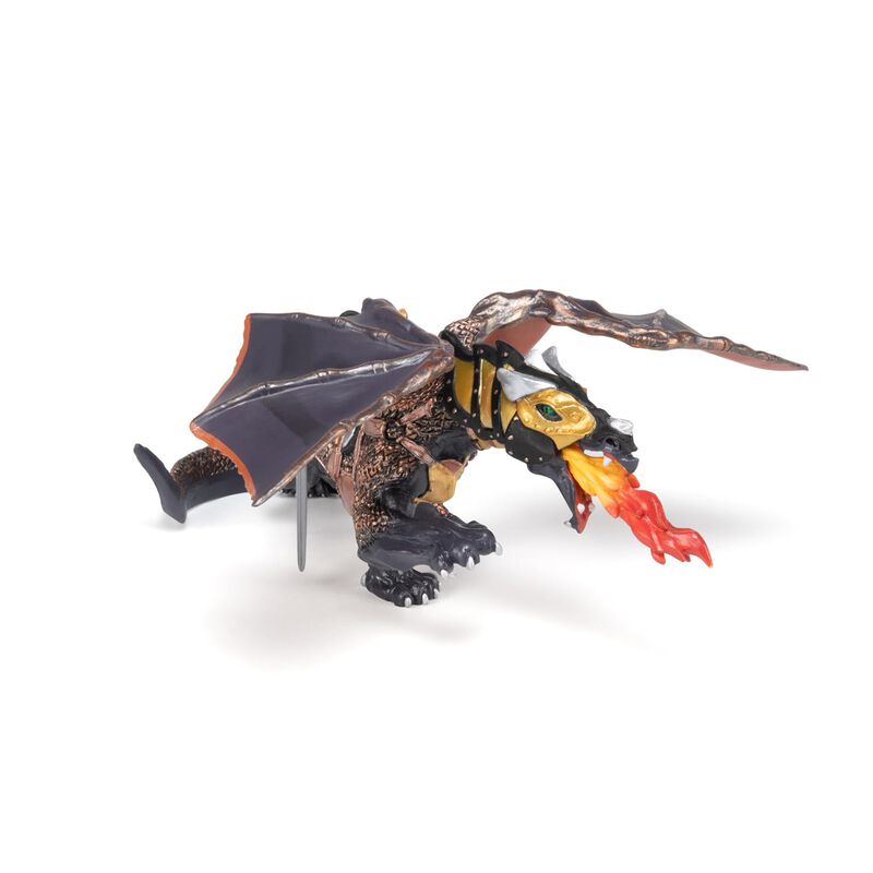 Figura De Juguete Papo Dragon Of Darkness Negra... image number null