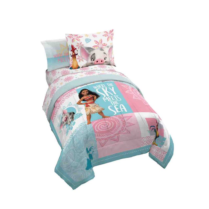 Juego De Edred&oacute;n Jay Franco Disney Moana Twin C... image number null