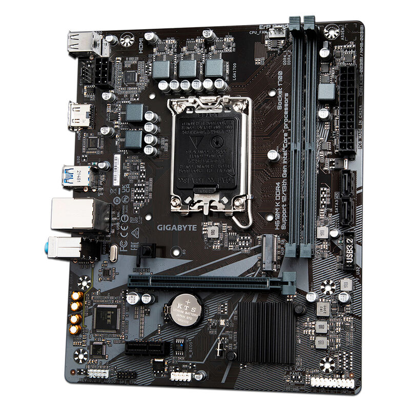 T. Madre GIGABYTE H610M K DDR4, Socket 1700, Mi... image number null