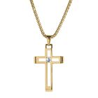 Collar Hombre Acero Inoxidable Cruz, Regalos Pap&aacute; Luckman