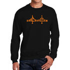 Sudadera De Cuello Redondo Word Art Para Hombre - Puente de San Francisco - Negro