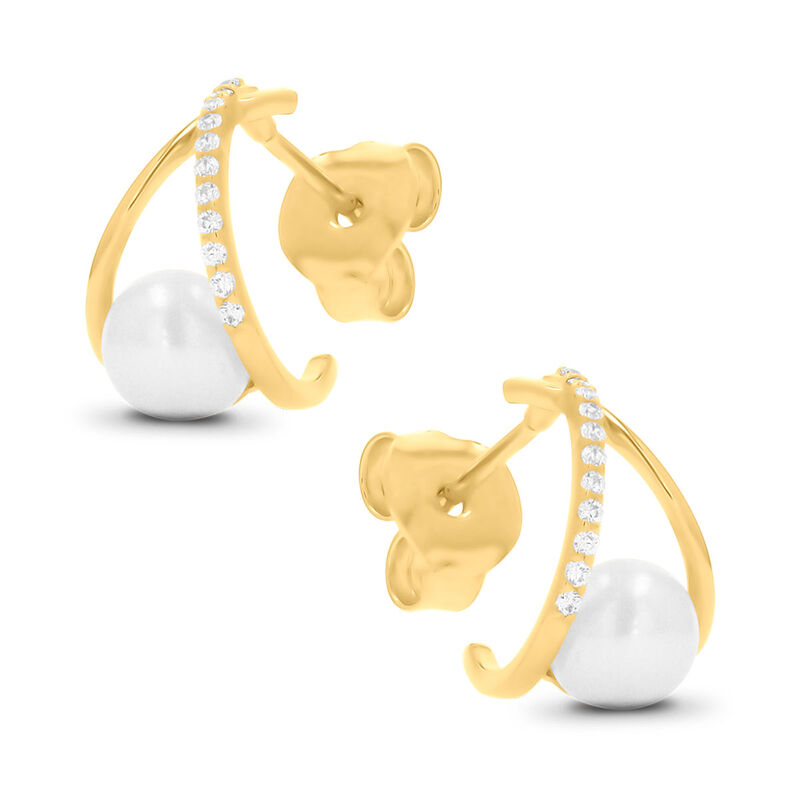 Aretes De Oro Amarillo 14k Rl30-aa image number null