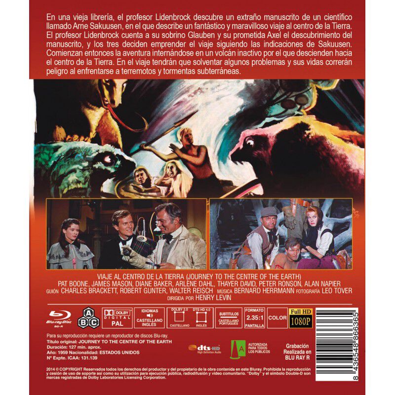 Viaje al centro de la Tierra (1959) - Blu-ray R image number null