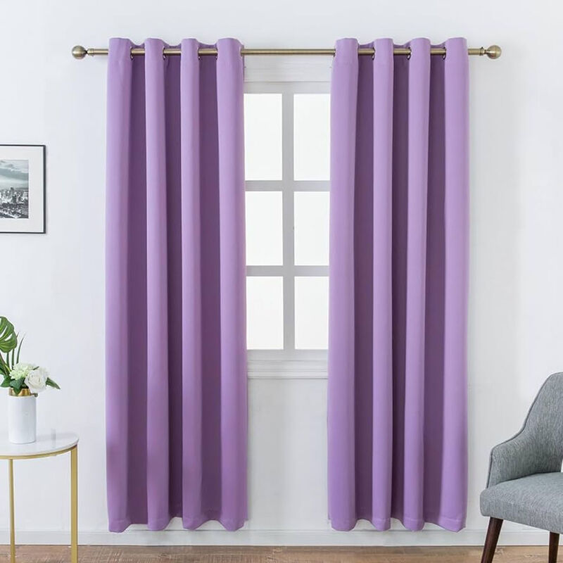Cortinas Blackout Para Bloquear Luz Y Ruido Lil... image number null