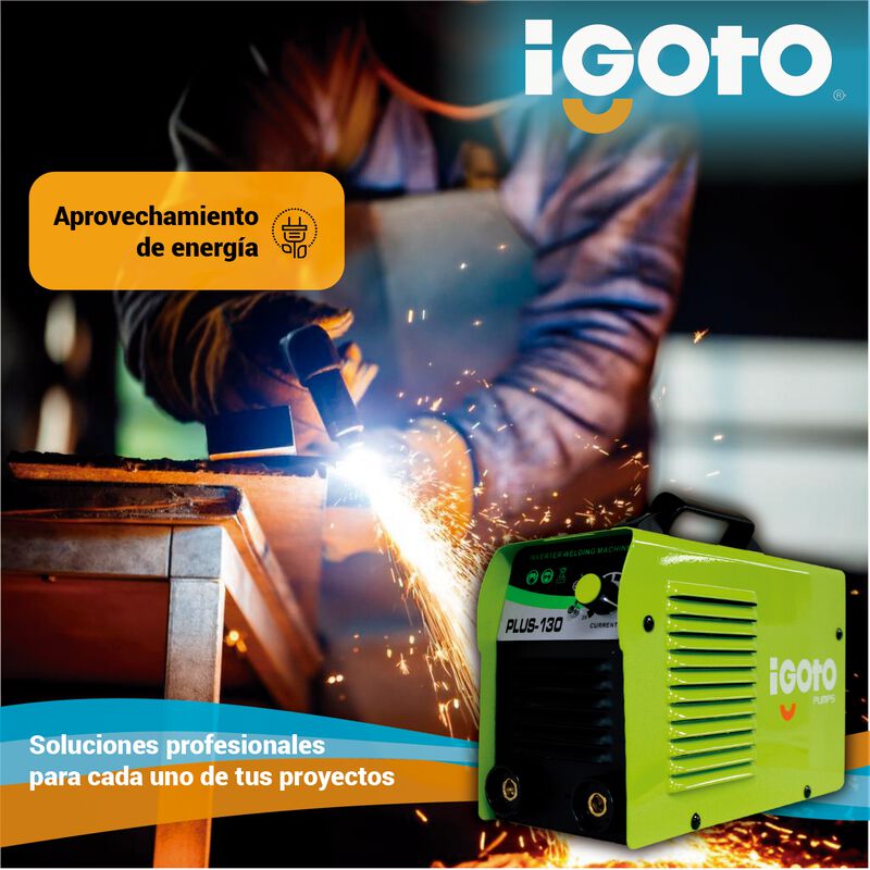 Soldadora Inversora Igoto Plus-130 A 110v Kit 6... image number null