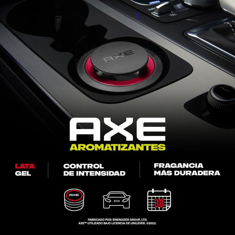 6 AROMATIZANTES GEL AXE LATA AROMA ESSENCE FRES... image number null