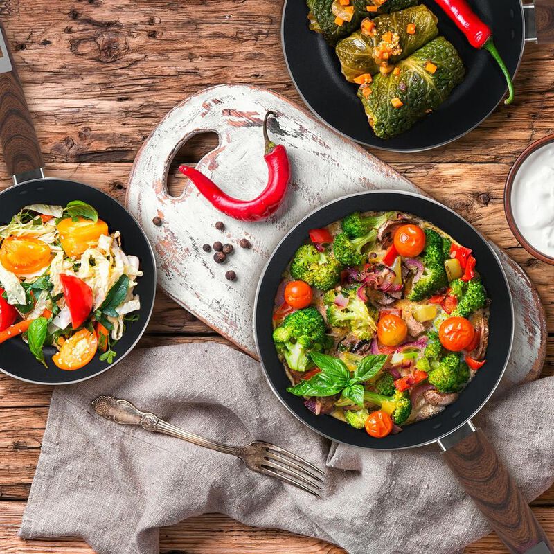 Set De 3 Sartenes Wood Pro Antiaderentes Master... image number null