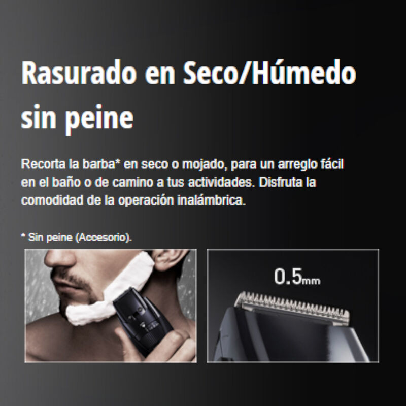 Recortadora Barba PANASONIC ER-GB42-K581 19 Pos... image number null