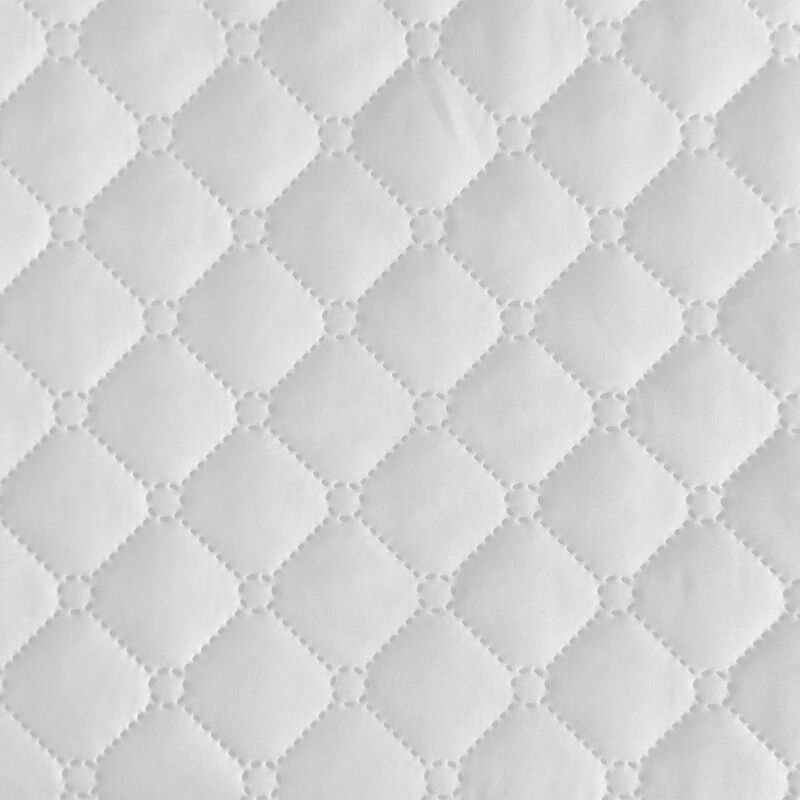 Cubre Colch&oacute;n Ultrasonic Matrimonial Blanco image number null