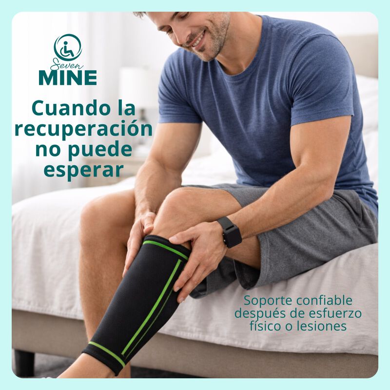 Soporte El&aacute;stico para Pantorrilla &ndash; Manga de Co... image number null