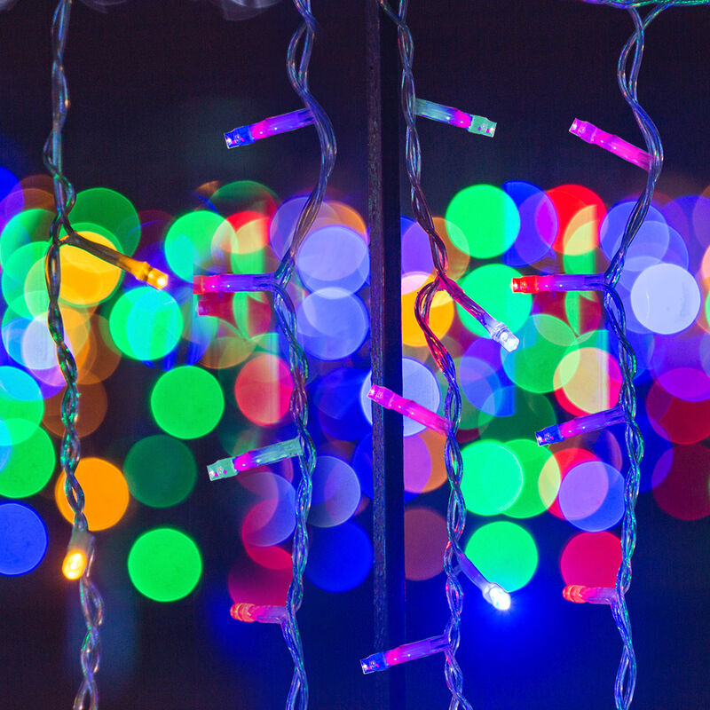 Serie crtina luz multicolor 800 LED, 8 funcione... image number null