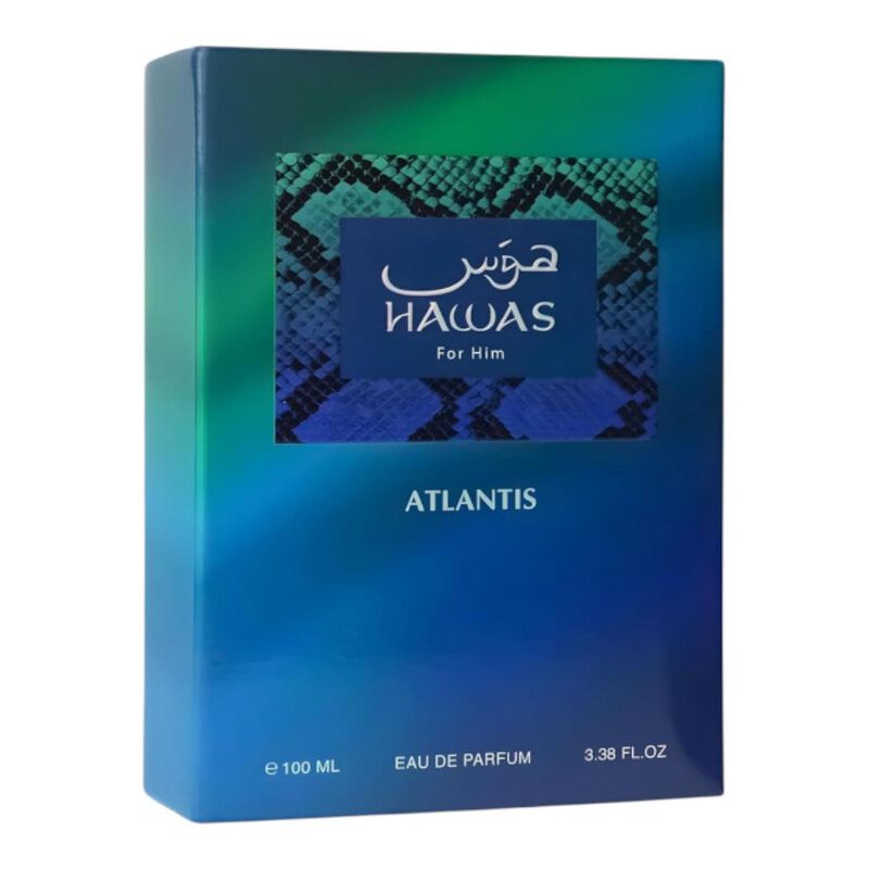Perfume Rasasi Hawas Atlantis For Him Edp 100 M... image number null