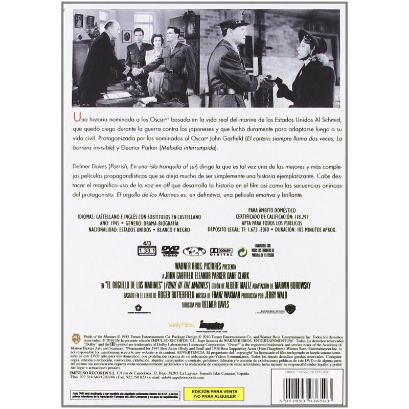 El Orgullo De Los Marines (dvd) image number null