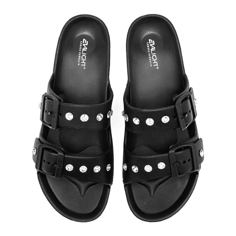 Evalight Sandalia Negro Para Mujer 147546ce image number null