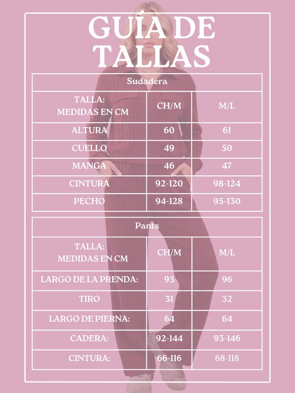 Conjunto Mujer 2 Piezas Tejido Acanalado CONJ-0... image number null