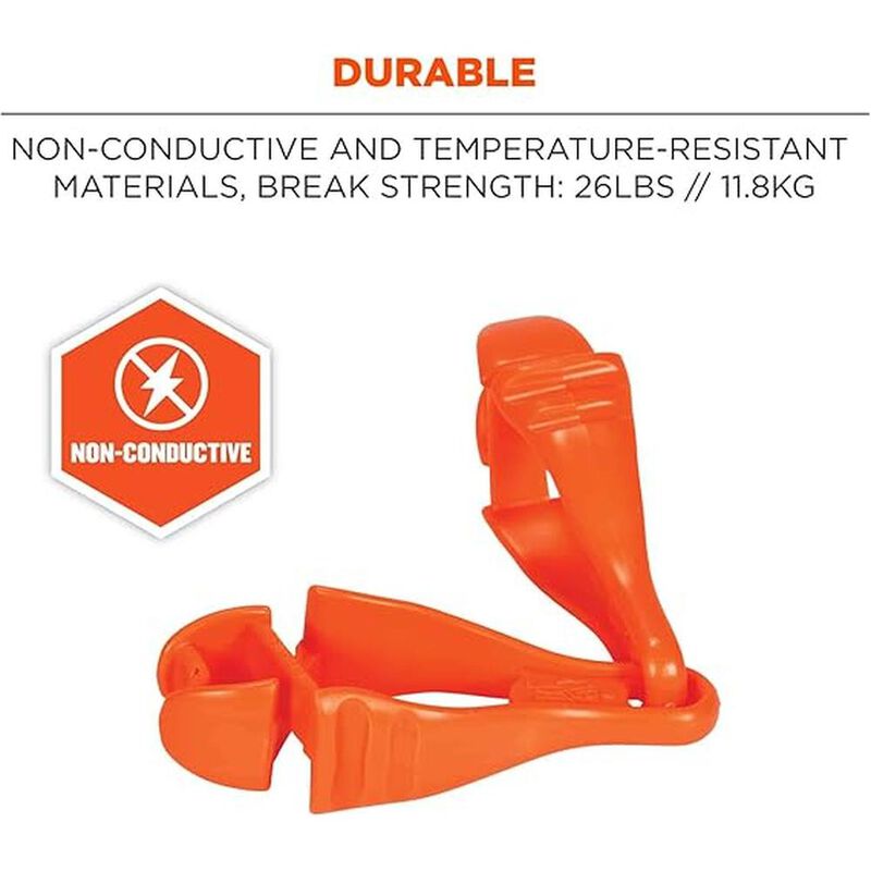Ergodyne Clip para Guantes, naranja image number null