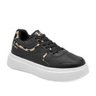 Apoort Tenis urbano para mujer negro beige