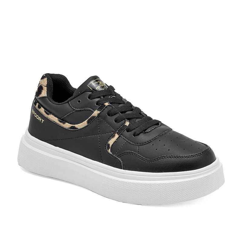 Apoort Tenis urbano para mujer negro beige image number null