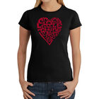 Camiseta Word Art Para Mujer - Crazy Little Thing Called Love- Negro