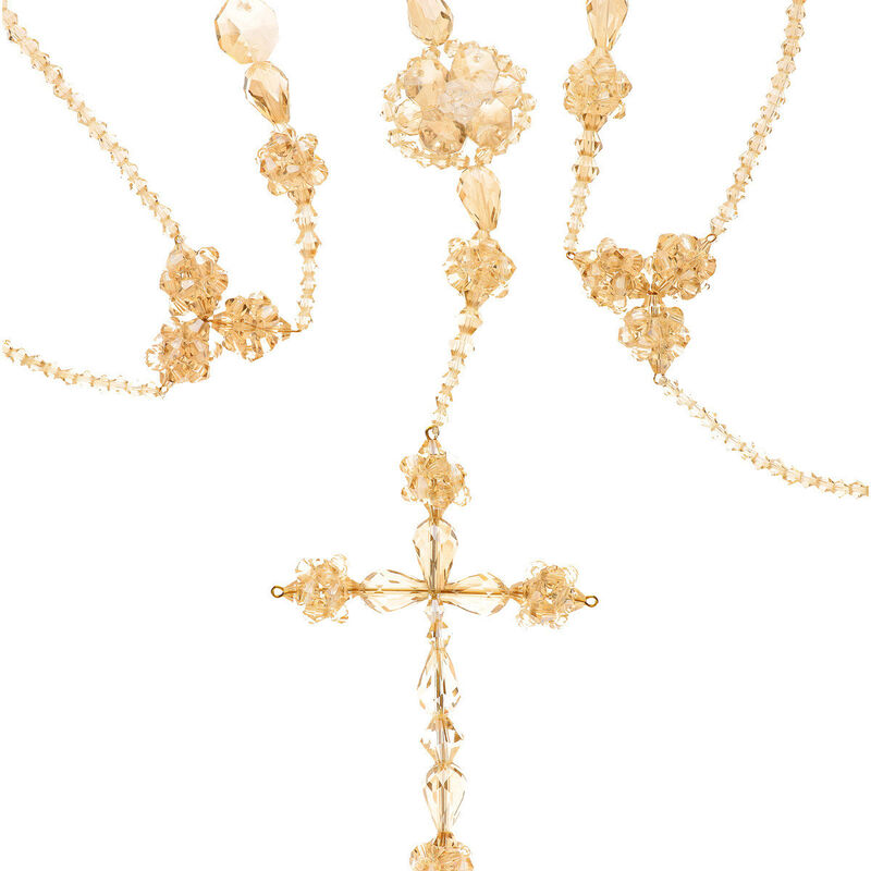 Lazo De Cristal Con Cruz image number null