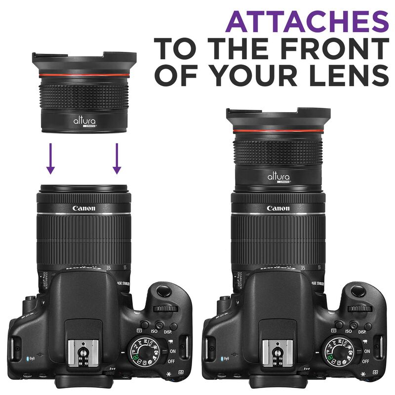 Lente Gran Angular Fisheye Altura Photo 58 Mm 0... image number null