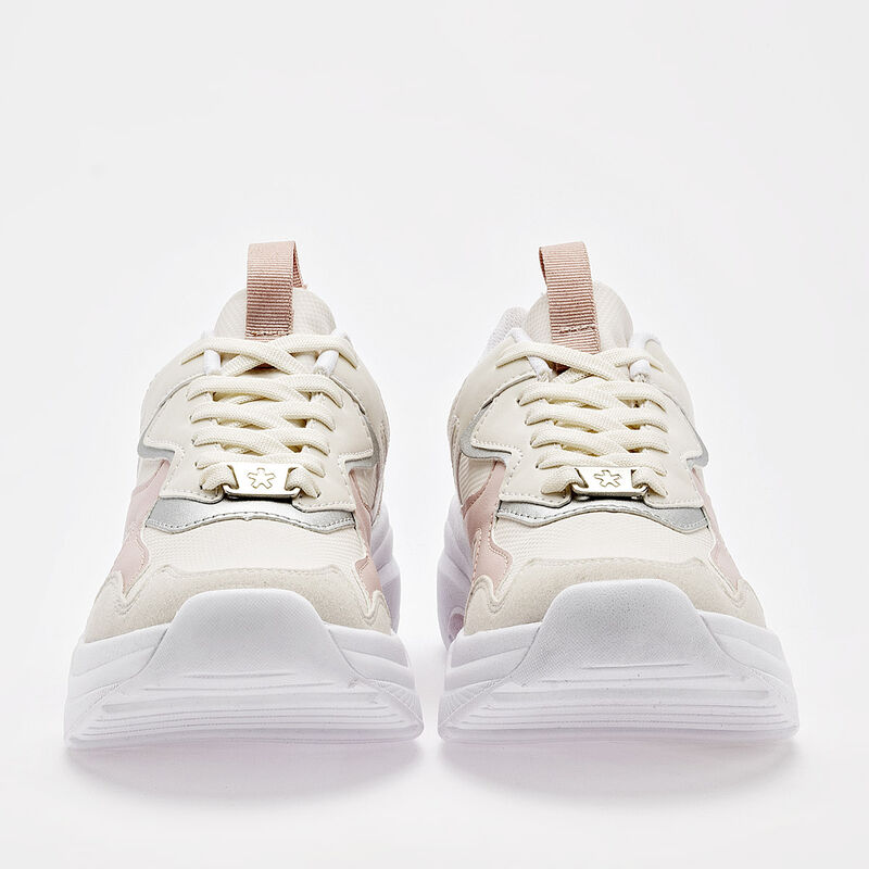 Moramora tenis para mujer latte rosa plata cod ... image number null