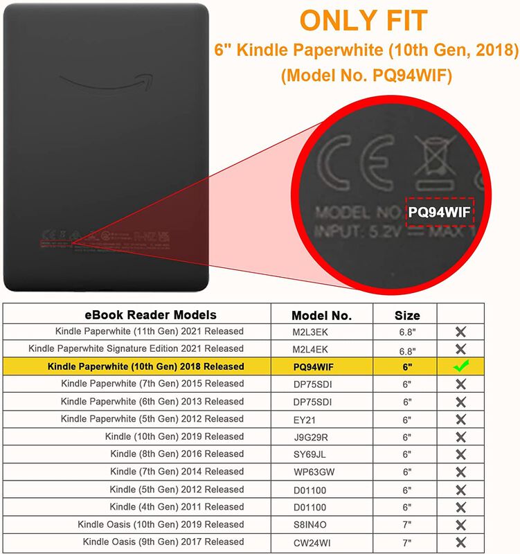 Funda Fintie Slimshell Para Kindle Paperwhite 1... image number null