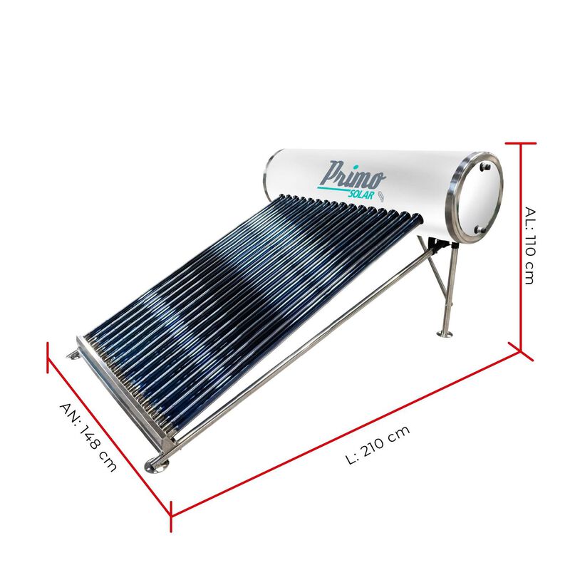 Calentador Solar 12 Tubos Iusa 180 L image number null