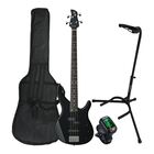 Yamaha Trbx174 Paquete Bajo Negro Funda Afinador Y Base