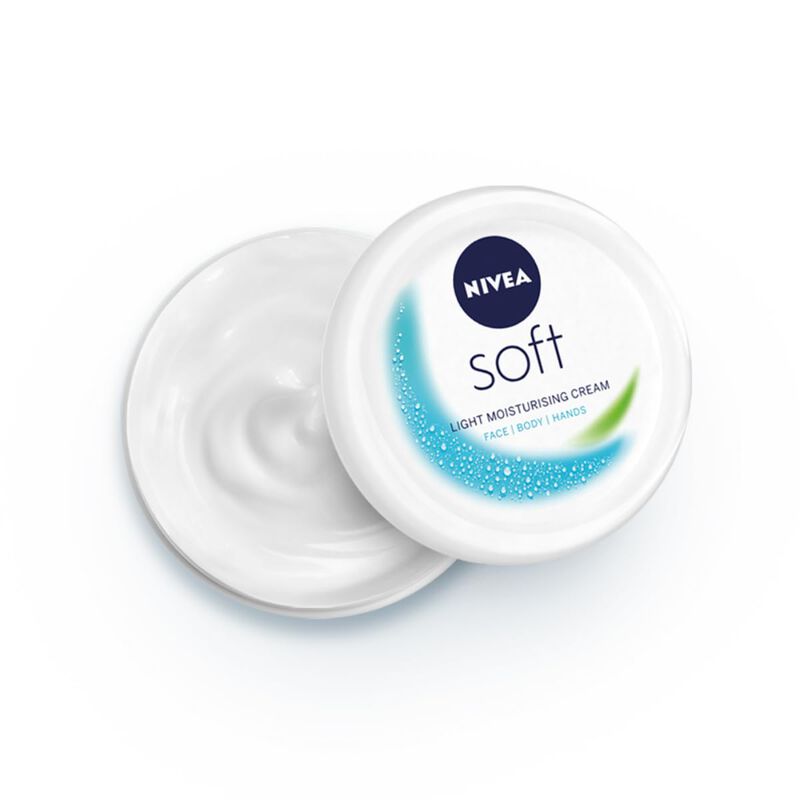 Crema Hidratante Nivea Soft Light 300 Ml Con Vi... image number null