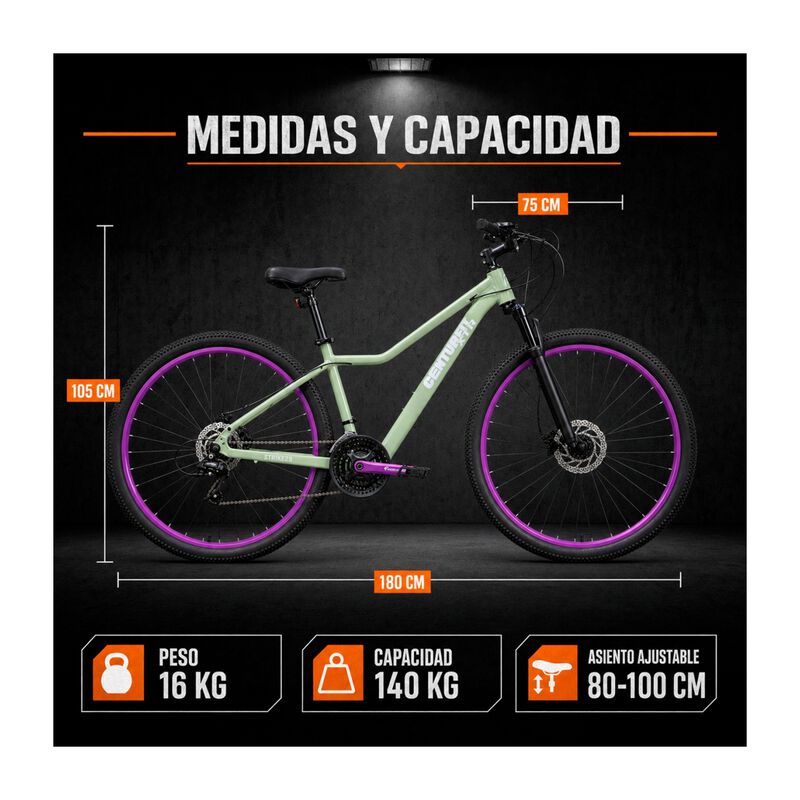Centurfit Bicicleta Monta&ntilde;a Rodada 29 Freno Dis... image number null
