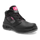 Cliff  Zapato industrial para mujer negro fucsia