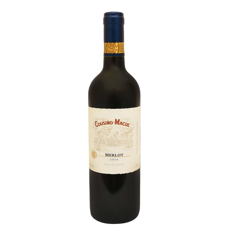 Vino Tinto Merlot Cousi&ntilde;o Macul - 750 ml image number null
