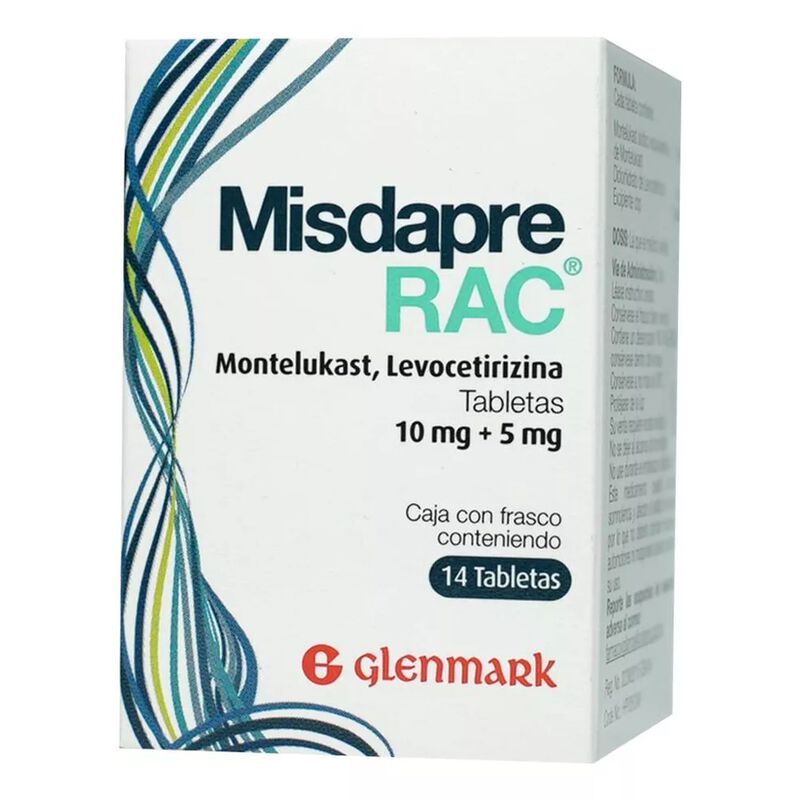 Misdapre Rac Tabletas 10 Mg/5 Mg, 14 Tabletas image number null