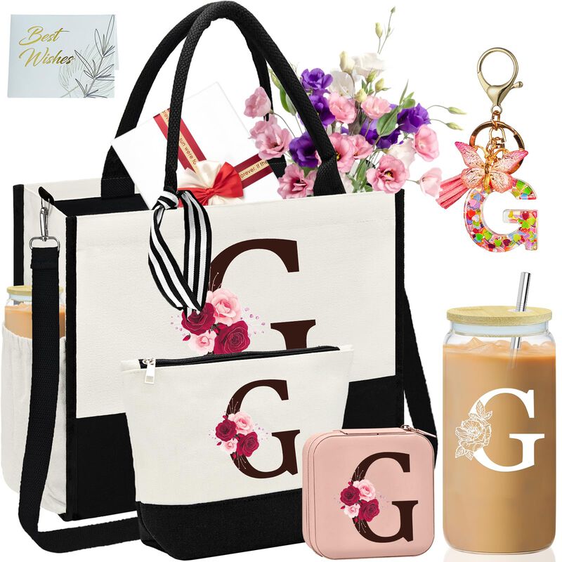 Set De Regalo Aiheart: Bolsa Tote De Lona Con I... image number null